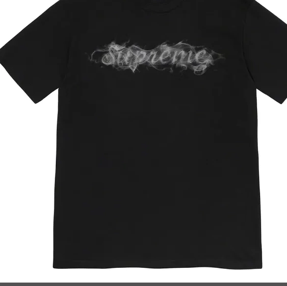 White M Black XL Tee Short Season Smoke sleeved T-shirt S Smoke Logo L 19FW Opening 0710